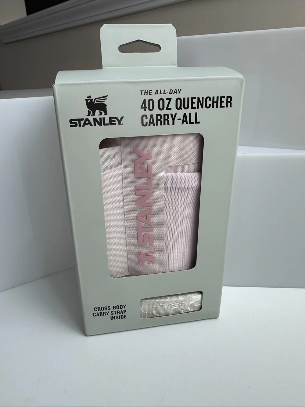 Stanley The All Day 40 oz Quencher Carry All NIB Rose